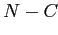 $ N - C$