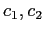 $ c_1, c_2$