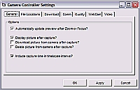 Рис. 3. Окно общих настроек программы