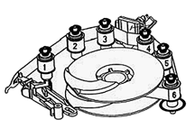 Рис. 2. Узел заправки ленты DLT