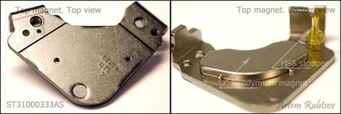 верхний магнит hdd снимается при восстановлении данных