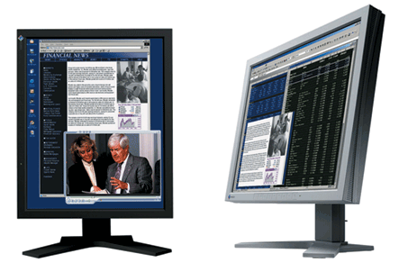 Особенность FlexScan L695 — применение четвертого поколения полупроводниковой логики, которая позволяет получить режим «картинка-в-картинке» из сигнала от двух мониторов и поворачивать ее на 90°