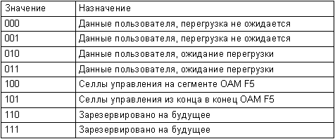 Кодирование поля PTI