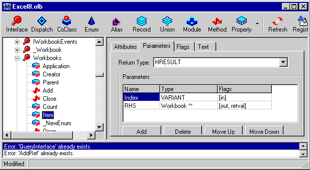 Свойства и методы коллекции Workbooks