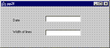 Страница свойств на этапе проектирования