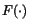 $F(\cdot)$