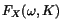 $F_X(\omega,K)$