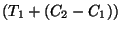 $ (Т_1+(С_2-С_1))$