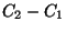 $ С_2-С_1$