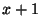 $ x+1$