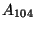 $ A_{104}$
