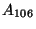 $ A_{106}$