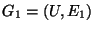 $ G_1=(U,E_1)$