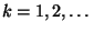 $ k=1,2,\dots$