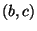 $ (b,c)$