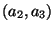 $ (a_2,a_3)$