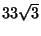 $ 33\sqrt3$