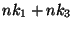 $ nk_1 + nk_3$