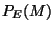 $ P_Е(М)$