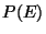 $ Р(Е)$