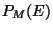 $ P_M(Е)$