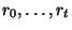 $ r_0,\dots ,r_t$