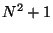 $ N^2+1 $