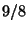 $ 9/8$